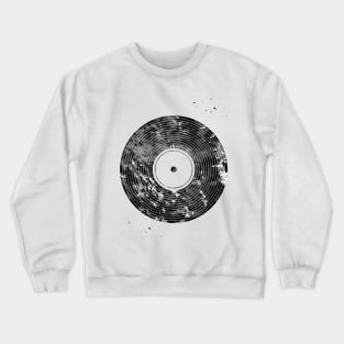 Vinyl disc Crewneck Sweatshirt